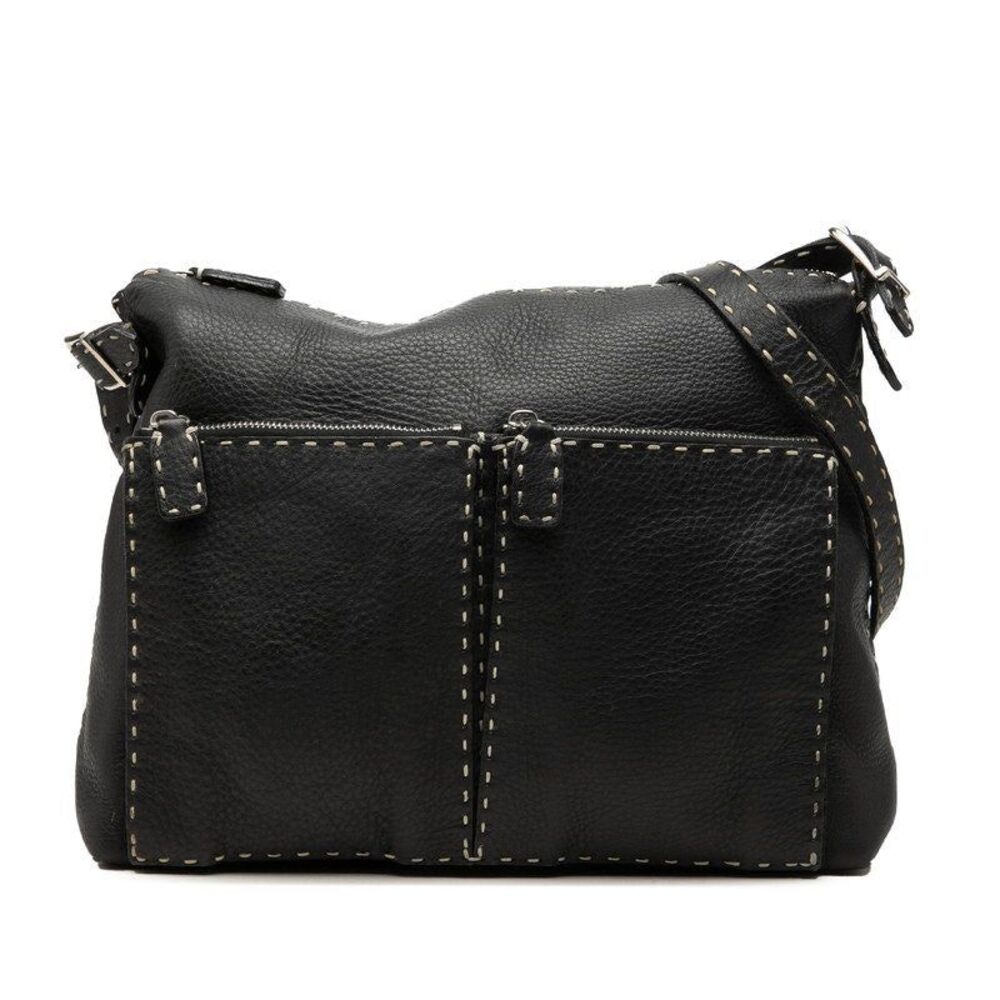 Fendi Selleria Leather Shoulder Bag